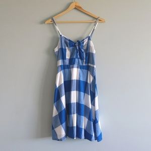 2 for $20! Knot front gingham Old Navy dress